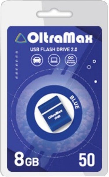 

USB Flash OltraMax 50 8GB (синий)
