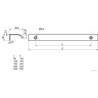 AKS MONBLAN-288, матовый хром,