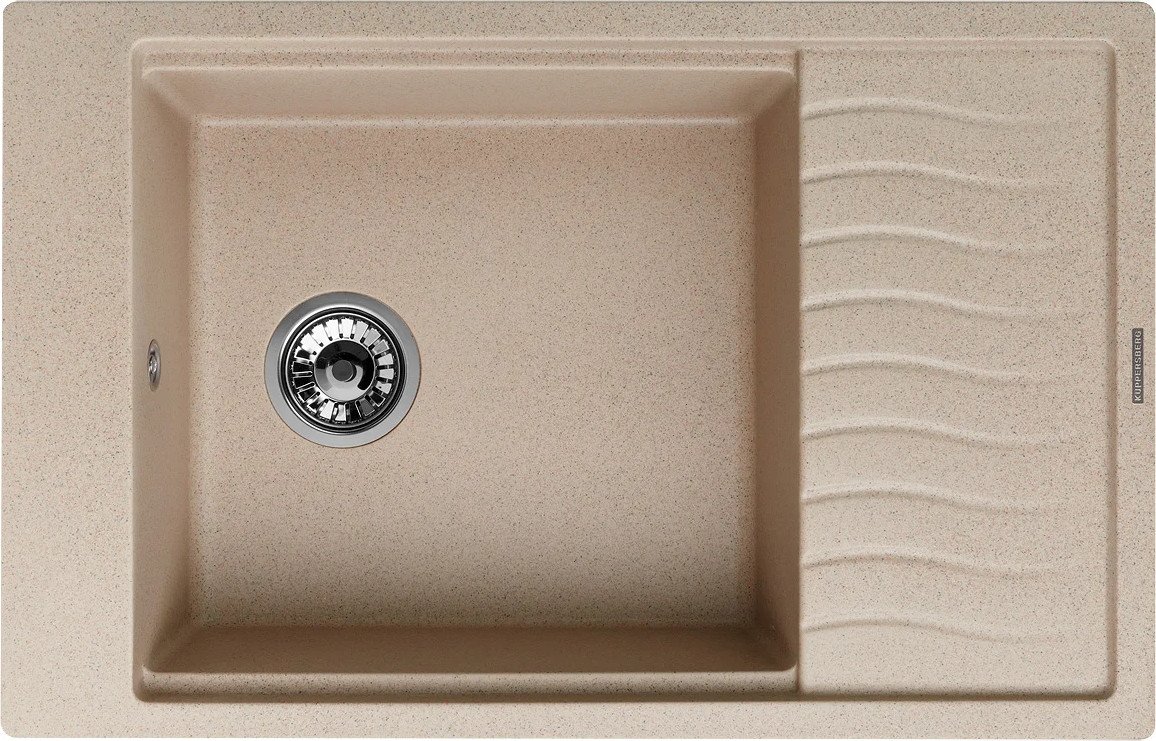 

Кухонная мойка KUPPERSBERG Mila 1B1D Sand