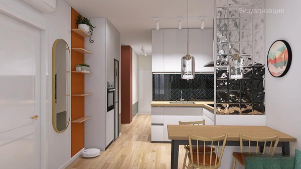 3-комн. квартира, 59.6 м², Колодищи