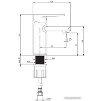 Комплект смесителей Deante Tubo BUTB010M