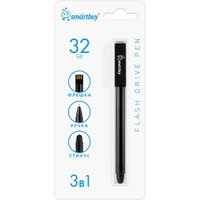 USB Flash SmartBuy Ручка-флэшка-стилус 32GB (черный)