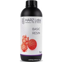 Фотополимер HARZ Labs Basic Resin 1000 г (красный) в Барановичах