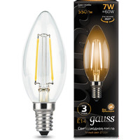 Светодиодная лампочка Gauss LED Filament Candle E14 7 Вт 2700 К 103801107 (10 шт)