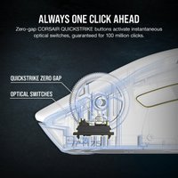 Игровая мышь Corsair M75 Wireless RGB White