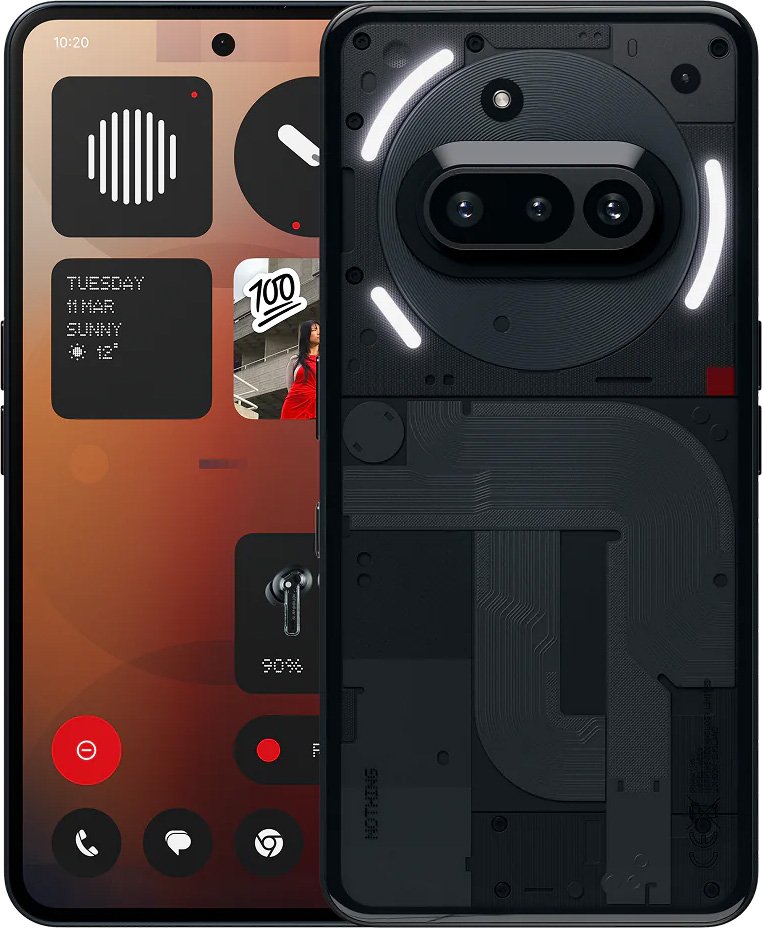

Телефон Nothing Phone (3a) 8GB/128GB (черный)
