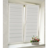 Рулонные шторы Delfa Сантайм День-Ночь Стандарт МКД DN-40609 (34x160, белый)