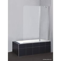 Стеклянная шторка для ванны BelBagno SELA-V-11-120/140-C-CR