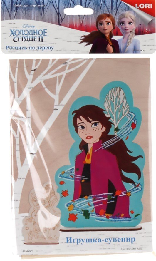 

Набор для создания поделок/игрушек Lori Роспись по дереву. Disney.Холодное сердце-2 Анна Фнд-003