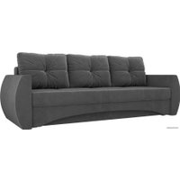 Диван Лига диванов Сатурн 101021 (велюр, серый)