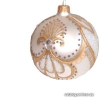 Елочная игрушка Орбитал Шар Д-258 200-057-3 (8см, белый матовый)