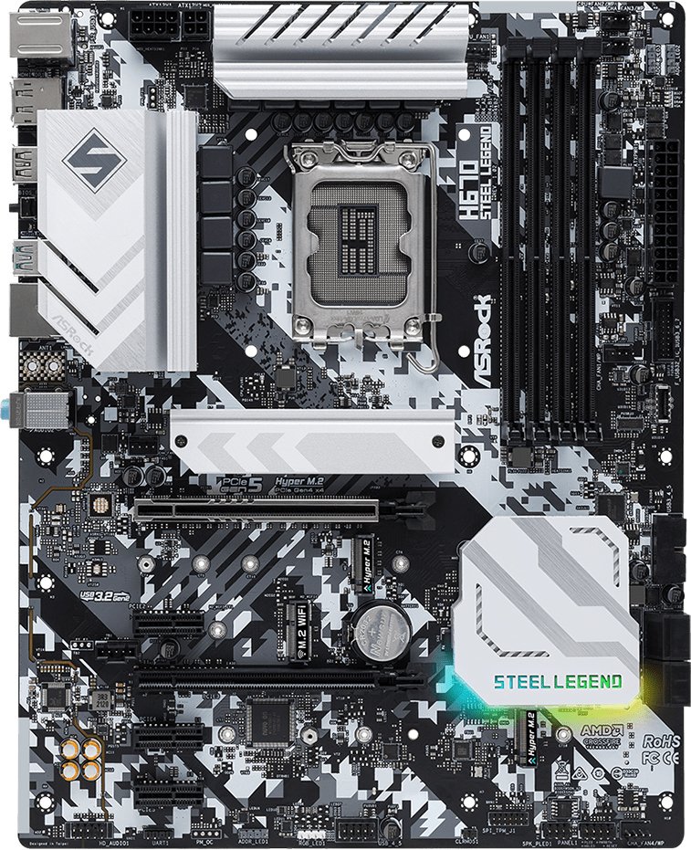

Материнская плата ASRock H670 Steel Legend