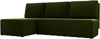 

Угловой диван Mio Tesoro Берген 179 левый (микровельвет, зеленый)