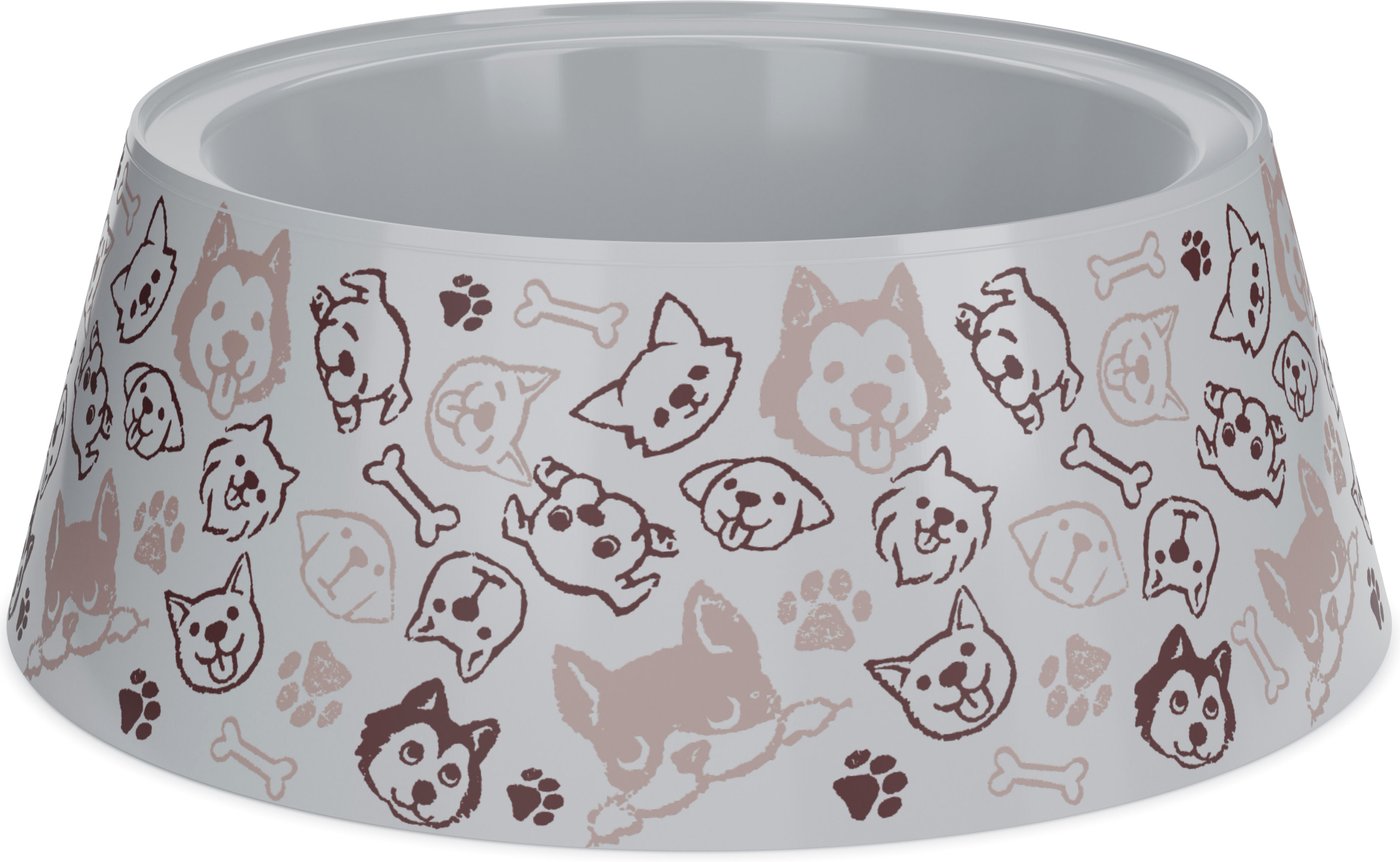 

Миска Альтернатива Dogs М4722 (1.2 л, серый)