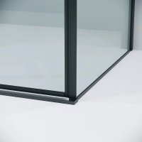 Душевой уголок Grossman Galaxy 100x90x195 120.K33.01.1090.21.00 (черный матовый/прозрачное стекло)