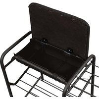 Банкетка Nika ЭТП1-1/Ч (черный/матовый черный)