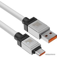 Кабель Baseus CoolPlay Series USB Type-A - USB Type-C (2 м, белый)