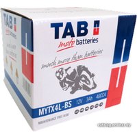 Мотоциклетный аккумулятор TAB YTX4L-BS (3 А·ч)