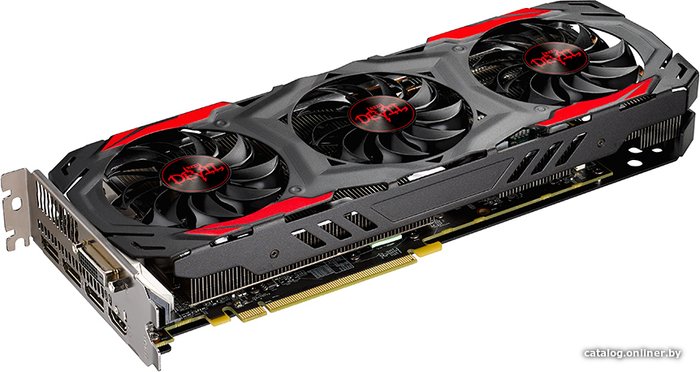 PowerColor Red Devil Radeon RX 570 4GB GDDR5 [AXRX 570 4GBD5-3DH/OC]  видеокарту купить в Минске