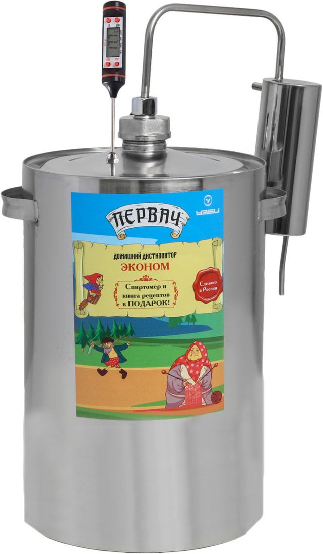 

Дистиллятор УЗБИ Первач Эконом 16Т (16л)