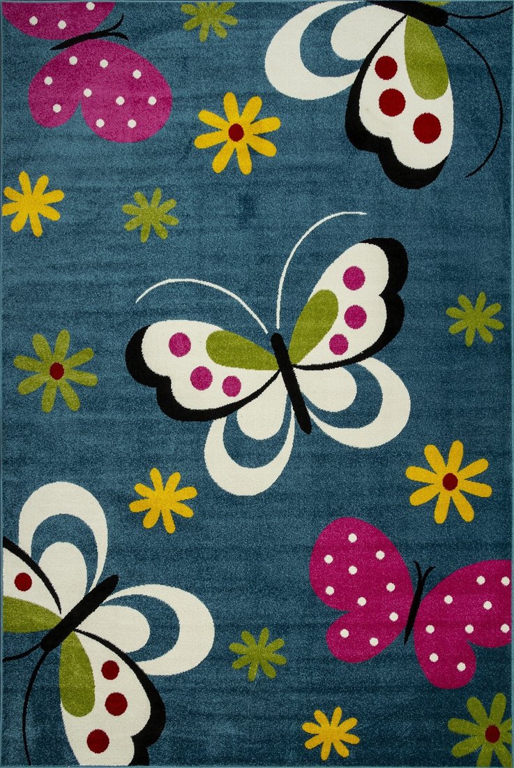 Ковер для жилой комнаты Merinos Orion 0772-STAN-BLUE (4x6)