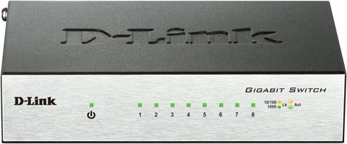 

Неуправляемый коммутатор D-Link DGS-1008D/J2A
