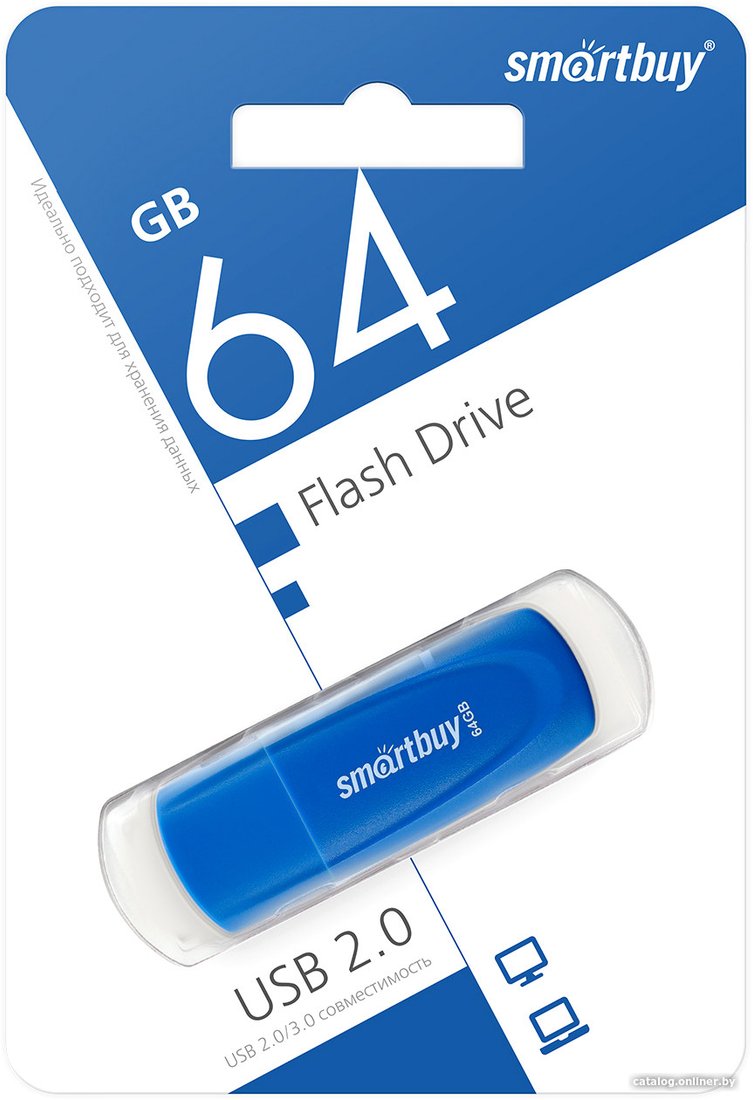 USB Flash SmartBuy Scout 64GB (синий)