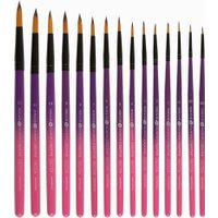 Кисть для рисования Невская палитра Decola двухцветная 237111/0 (синтетика, круглая, №0)