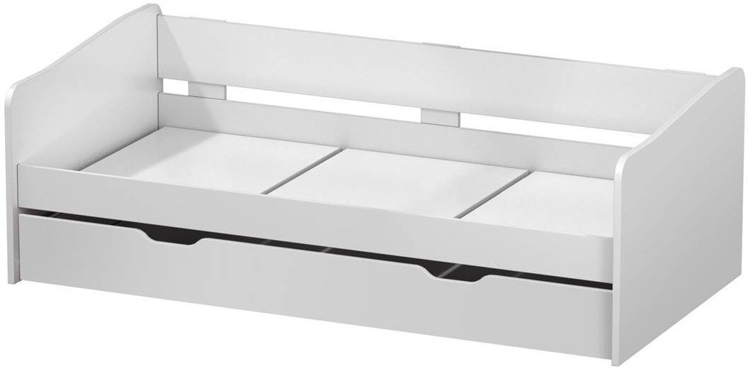 

Кровать с выдвижным спальным местом Polini Kids Fun 4200 (белый)