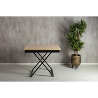 Стол-трансформер Levmar Apollo D31/S53 (выбеленный дуб/черные опоры)