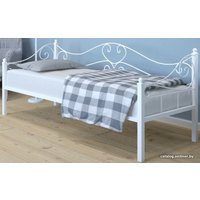 Кровать-тахта ИП Князев Валенсия 90x200 (белый муар)