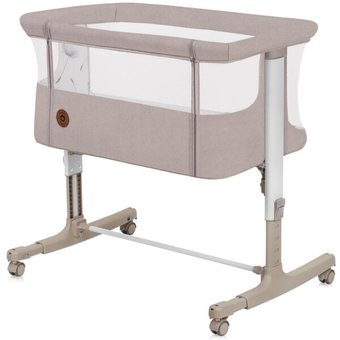 Приставная детская кроватка Lionelo Aurora (beige cappuccino)