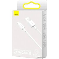 Кабель Baseus CAMYS-A02 USB Type-A - microUSB (2 м, белый)