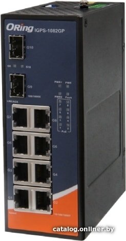 Неуправляемый коммутатор ORing IGPS-1082GP