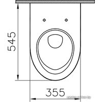 Унитаз подвесной Vitra Form 500 4305B003-0075
