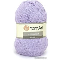 Пряжа для вязания Yarnart Cotton Soft 19 100 г 600 м (нежно-сиреневый)