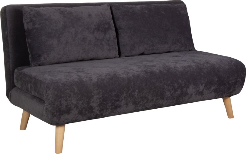 Диван DiArt Элли 1500 (велюр Sensey graphite/ножки светлые)