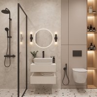  ЗОВ Тумба под умывальник Токио Премиум 2 80 TP280WWPTOC (белый)