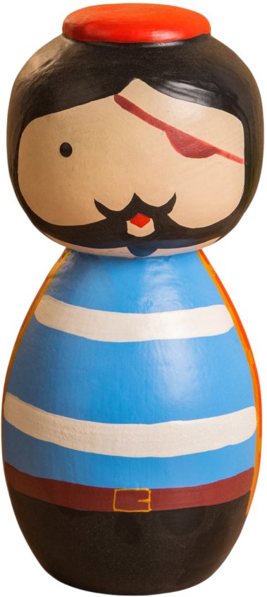 

Статуэтка Sima-Land Японская кукла кокеши Пират 10465066