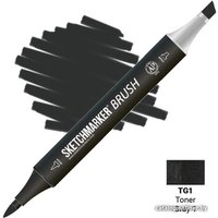 Маркер художественный Sketchmarker Brush Двусторонний TG1 SMB-TG1 (тонированный серый 1)