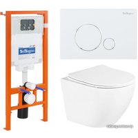 Унитаз подвесной BelBagno BB3105CHR/SC/BB002-80/BB014-SR-BIANCO