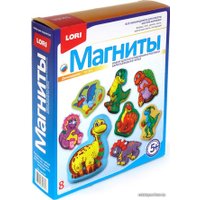 Набор для создания поделок/игрушек Lori Фигурки на магнитах. Динозаврики М-010