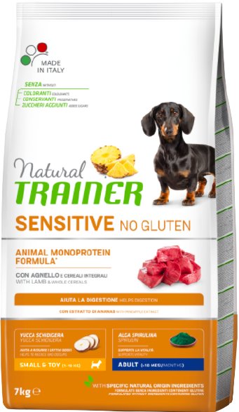 

Сухой корм для собак Trainer Sensitive No Gluten Mini Adult with Lamb 7 кг