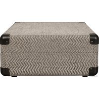 Виниловый проигрыватель Crosley Cruiser Deluxe (серый с плетеным узором)