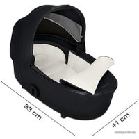 Универсальная коляска Cybex Mios (2 в 1, deep black, рама черная)