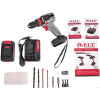 Ударная дрель-шуруповерт P.I.T. PSB20H-10B/1 (с 1-им АКБ, кейс)