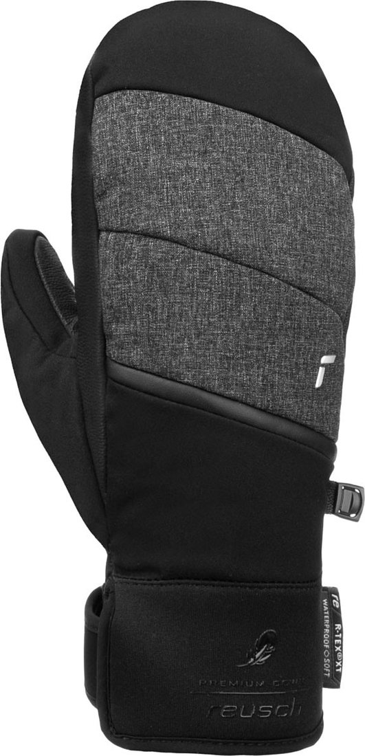 Горнолыжные варежки Reusch Febe R-Tex Xt 6231524-7721 (р-р 6.5, Mitten Black/Black Melange)
