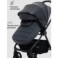 Универсальная коляска Rant Teo Soft RA121 (2 в 1, graphite)