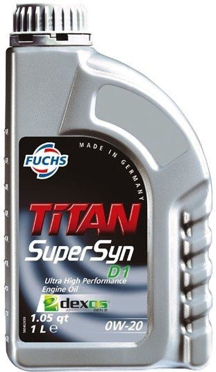 

Моторное масло Fuchs Titan Supersyn D1 0W-20 1л