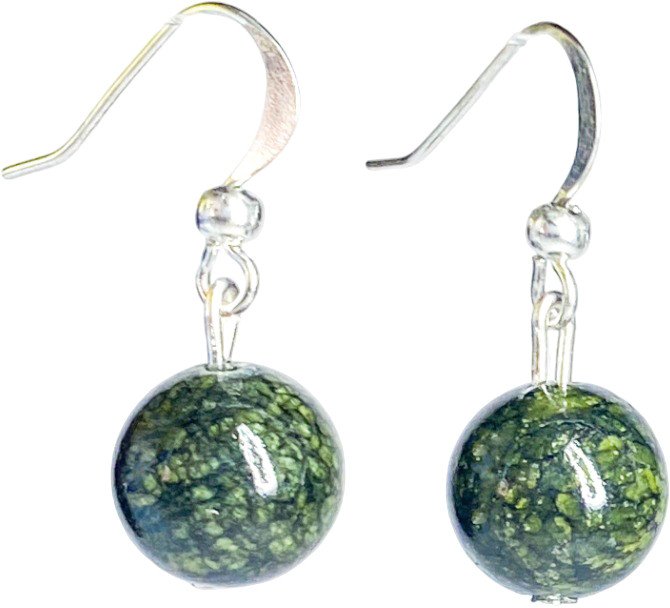 

Серьги Wolves Элитный Змеевик 41019 №1